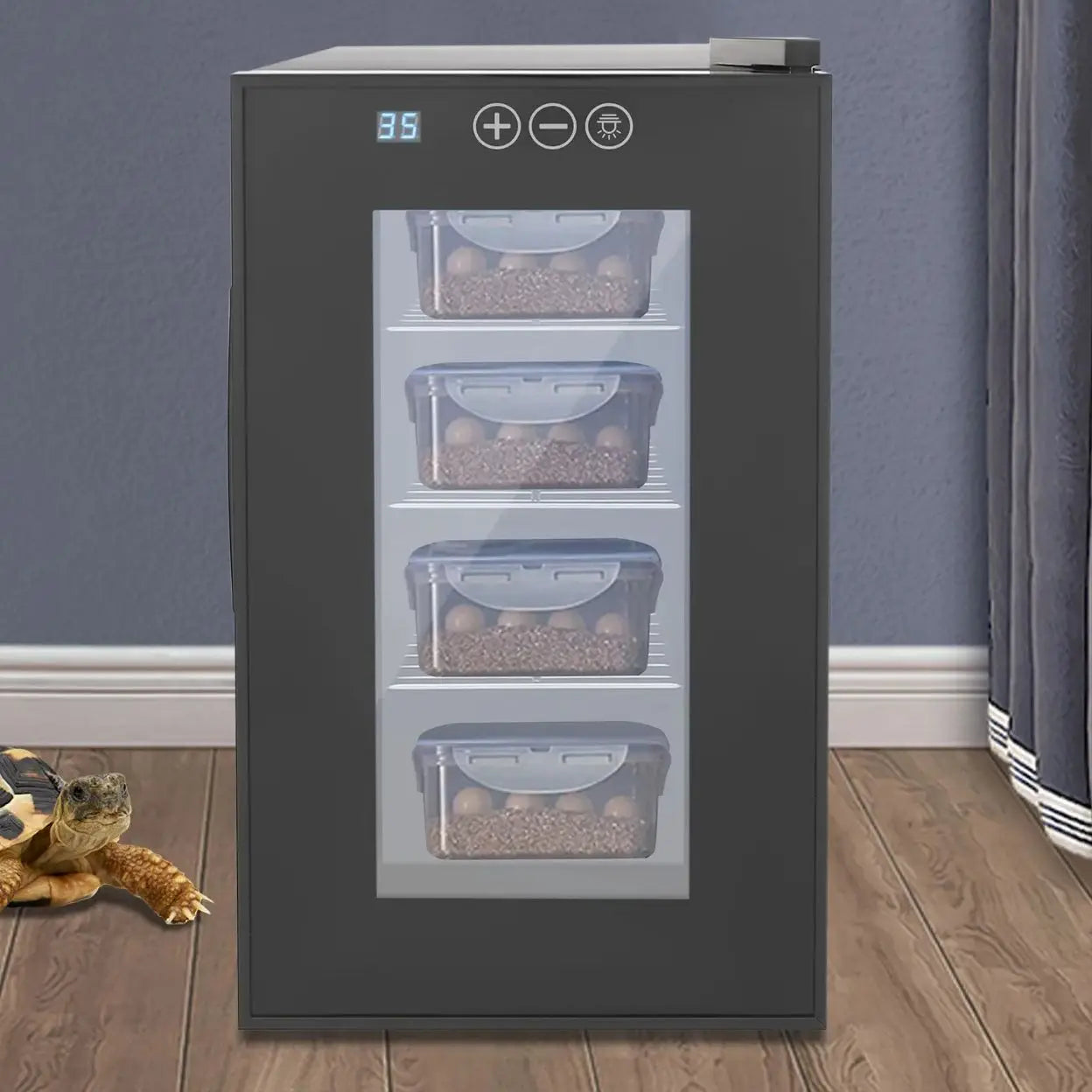 23L Reptile Incubator With Adjustable Temperature Humidity