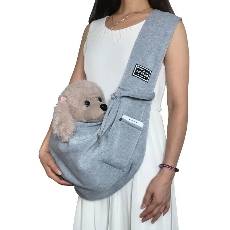 Portable Crossbody Dog Bag And Cat Sling Carrier For Travel