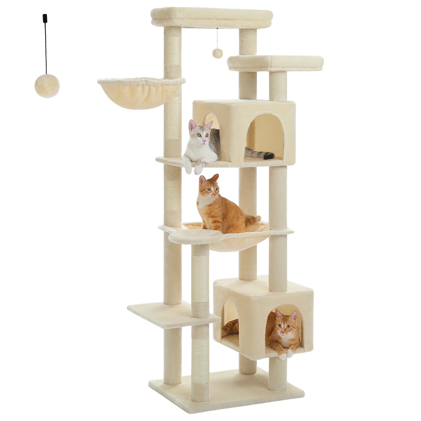 PAWZ Road Cat Tree With Hammock Condo And Scratching Posts