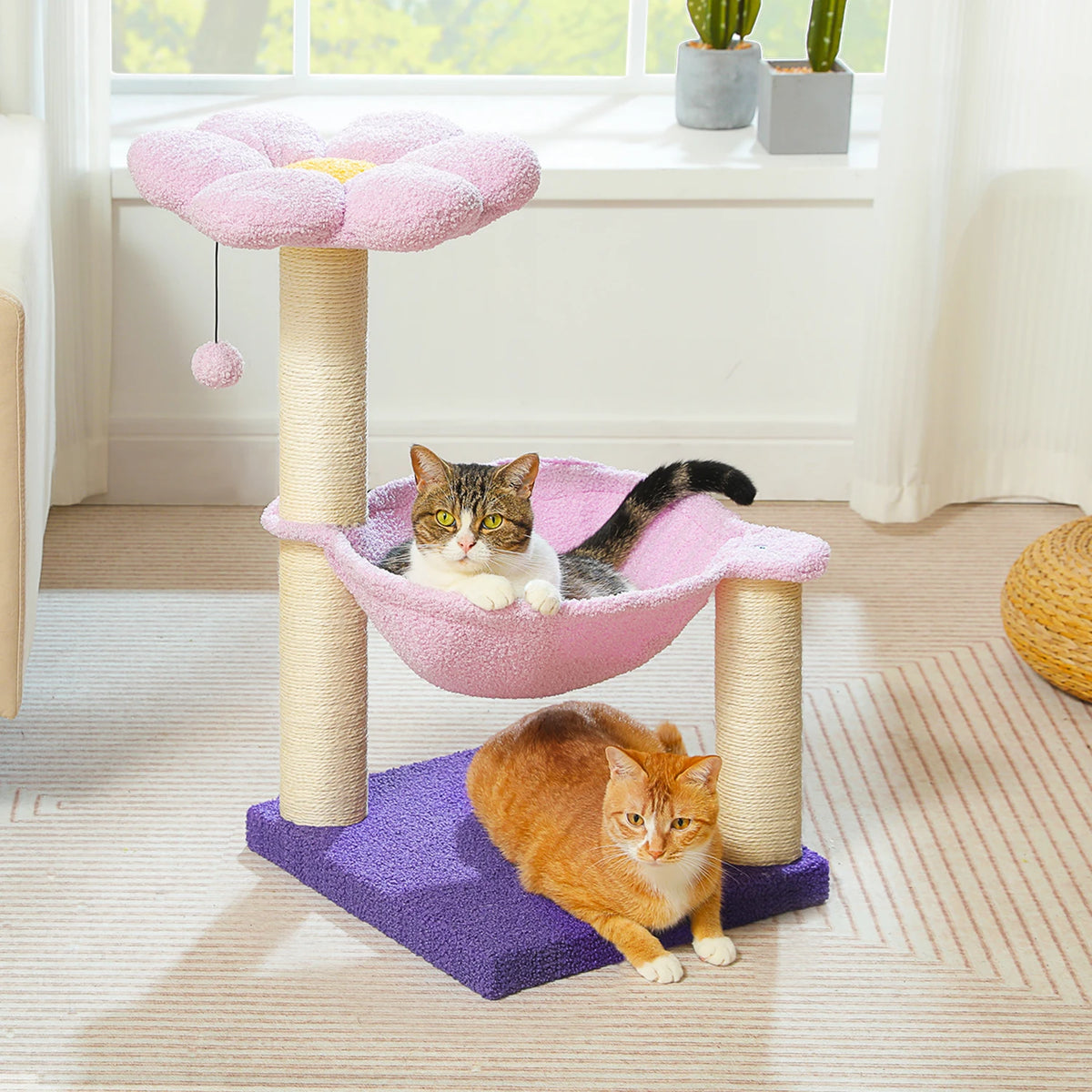 PAWZ Road Flower Cat Tree With Sisal Scratching Post