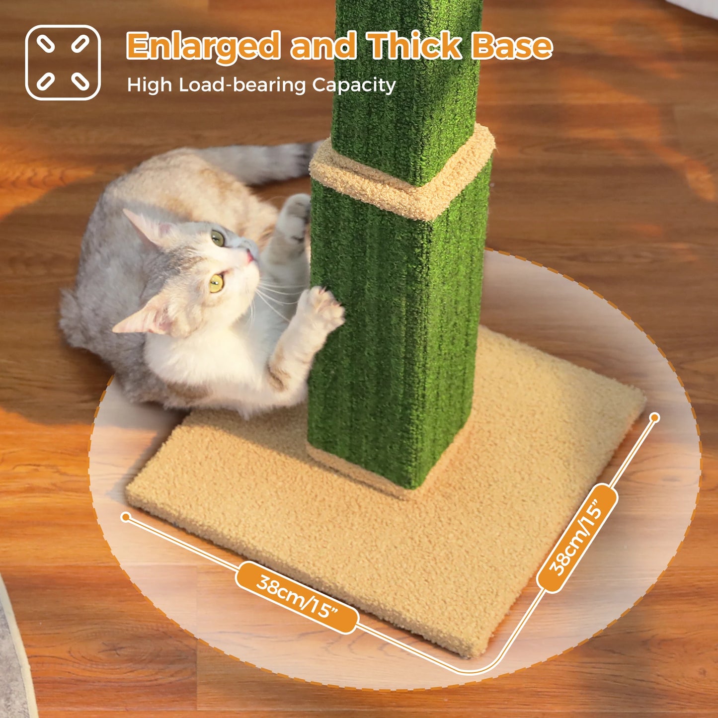 PAWZ Road Cat Scratching Post For Indoor Cats With Sisal