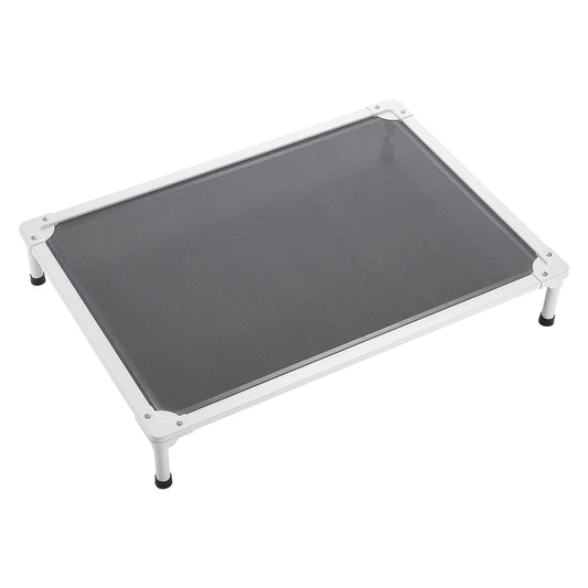 SucceBuy Elevated Dog Bed With Aluminum Frame And Breathable Mesh