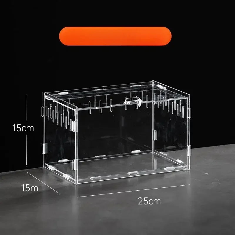 Acrylic Reptile Habitat Terrarium Box Enclosure For Tarantulas