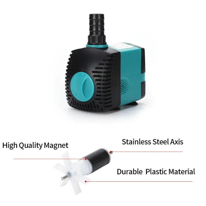 Ultra Quiet Submersible Aquarium Water Pump 110240V 3W 10W 15W 25W