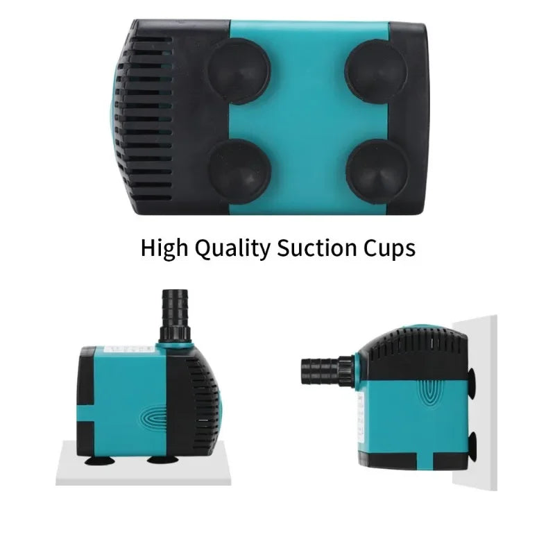Ultra Quiet Submersible Aquarium Water Pump 110240V 3W 10W 15W 25W
