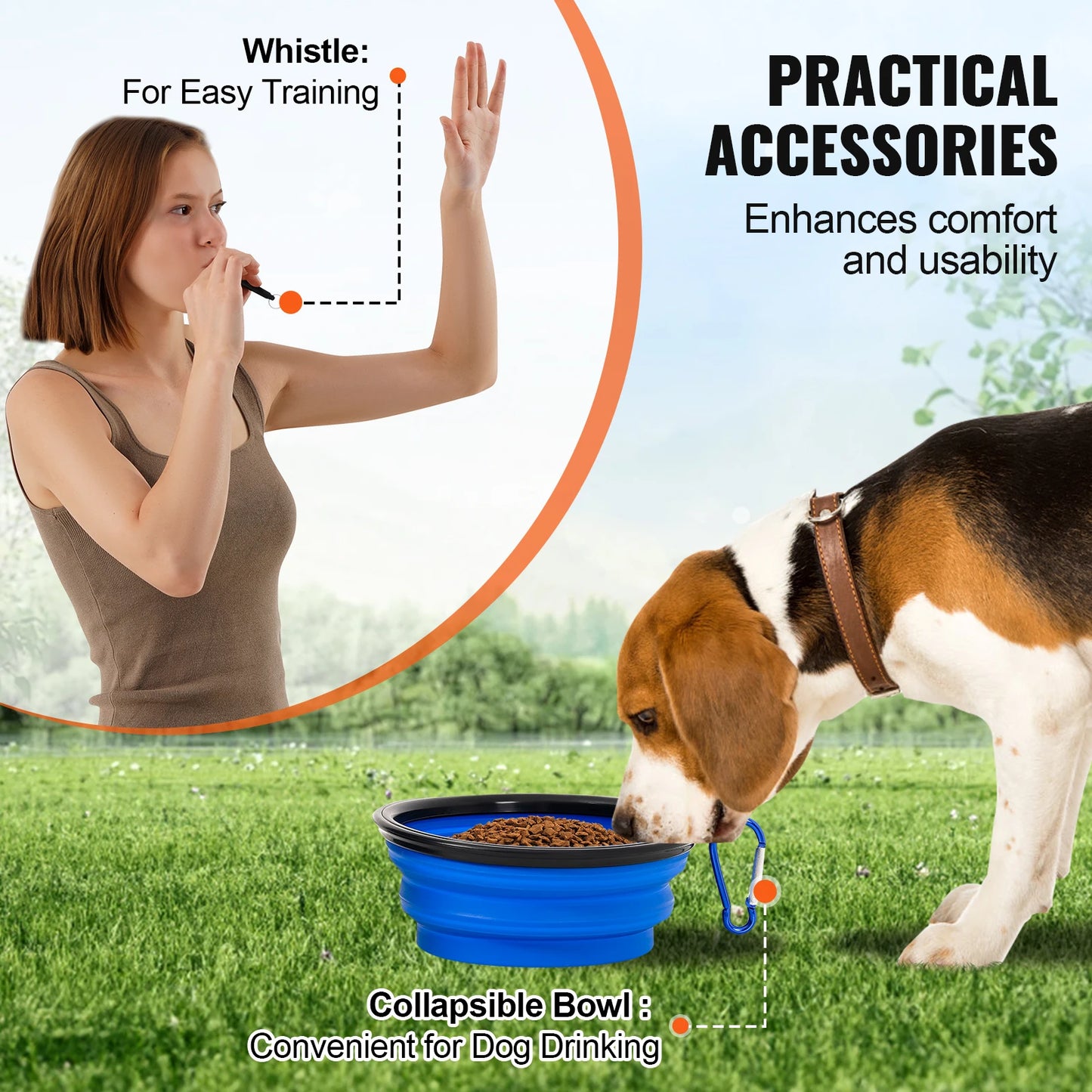 SucceBuy Dog Agility Training Equipment Set With Adjustable Hurdles And Poles