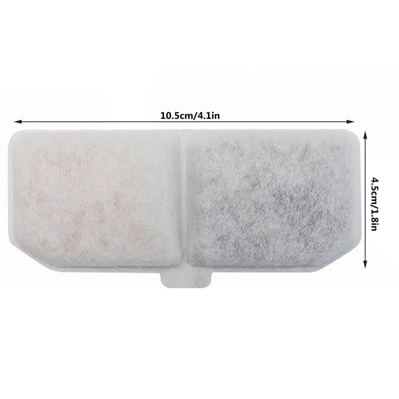 Cat Water Fountain Replacement Filters 10 Pack for Pet Cats