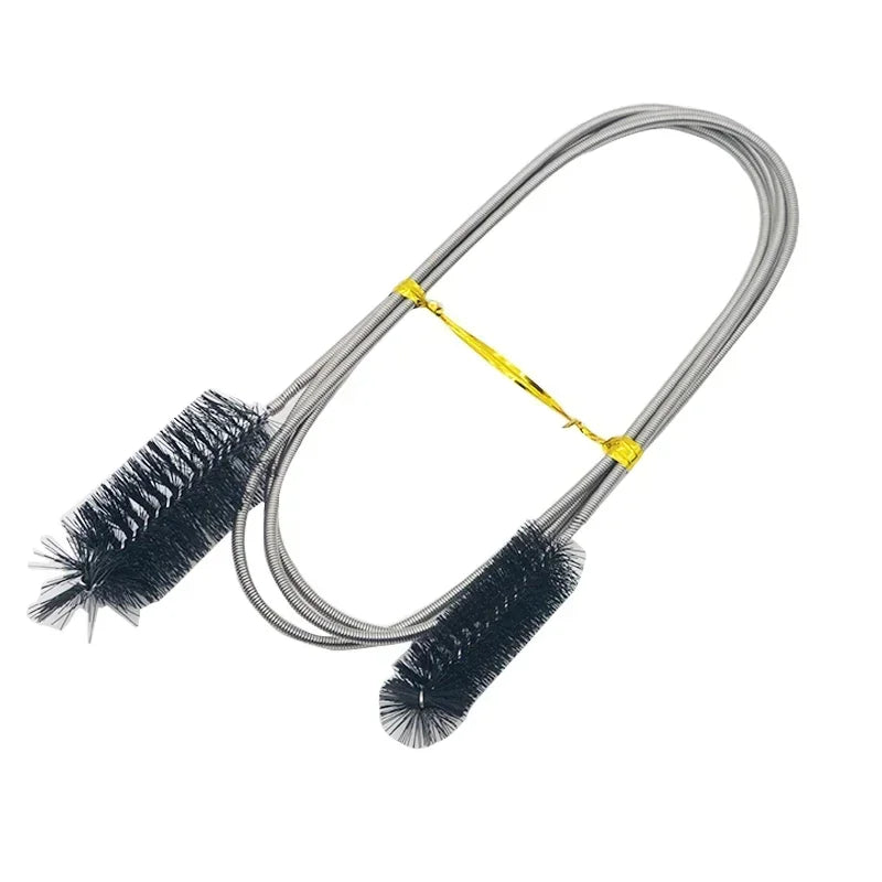 TUNFAN Stainless Steel Aquarium Cleaning Brush For Fish Tank Maintenance