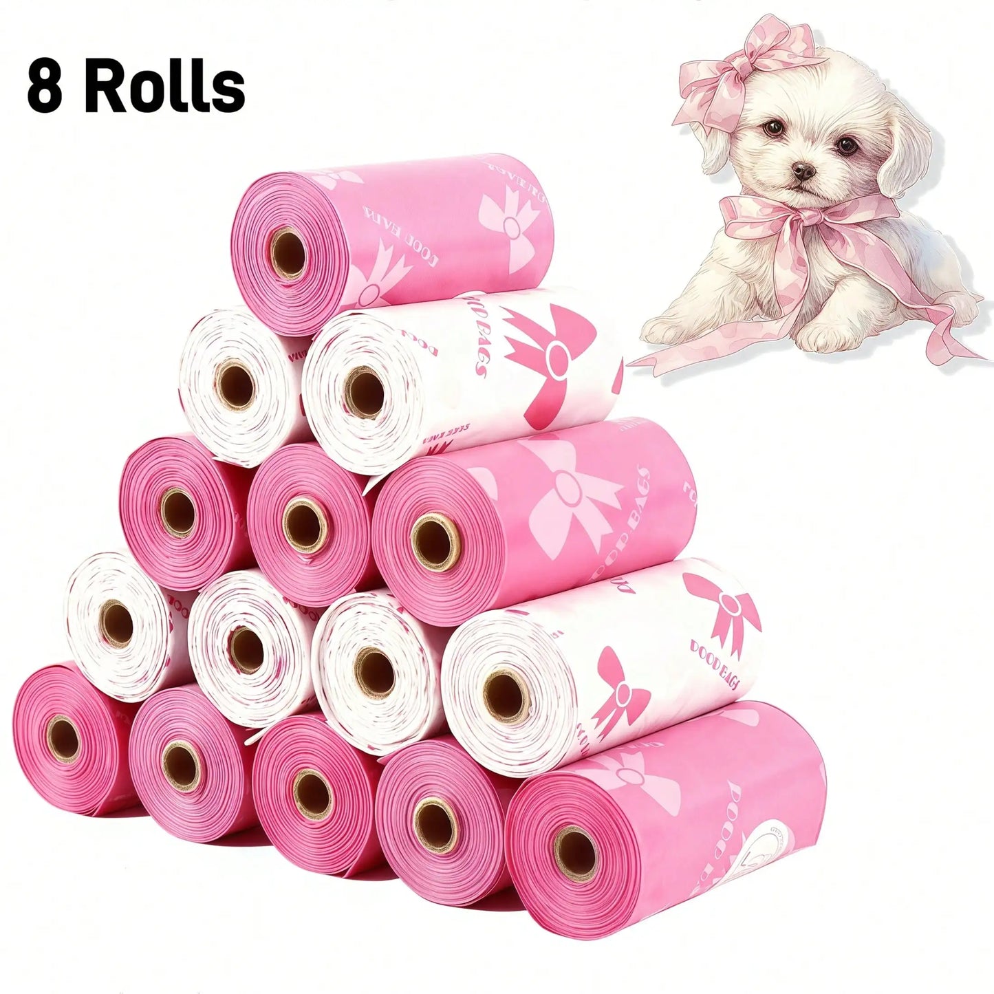 Super Thick Dog Poop Bags Leakproof Polyethylene 180 Count