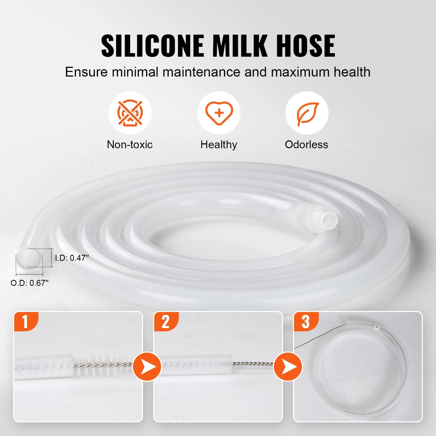 Electric Cow Milking Machine With Stainless Steel Bucket