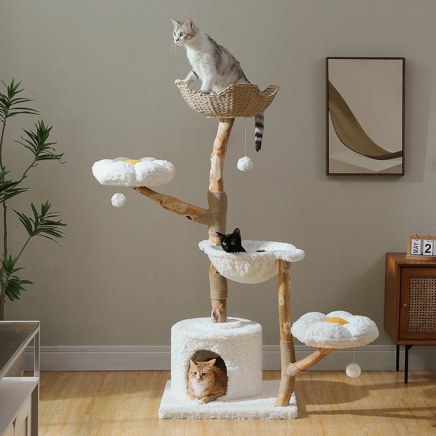 PAWZ Road Cat Tree Tower Sisal Scratching Post
