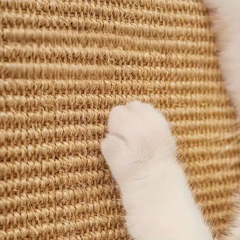 Durable Hemp Rope Cat And Rabbit Scratching Board No Mess