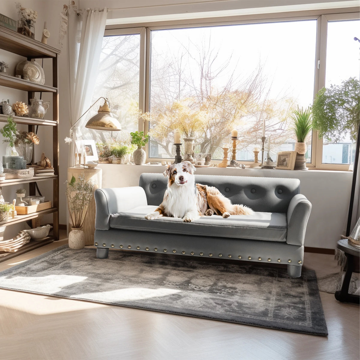 BINGOPAW Waterproof Dog Sofa Bed With Removable Cushion