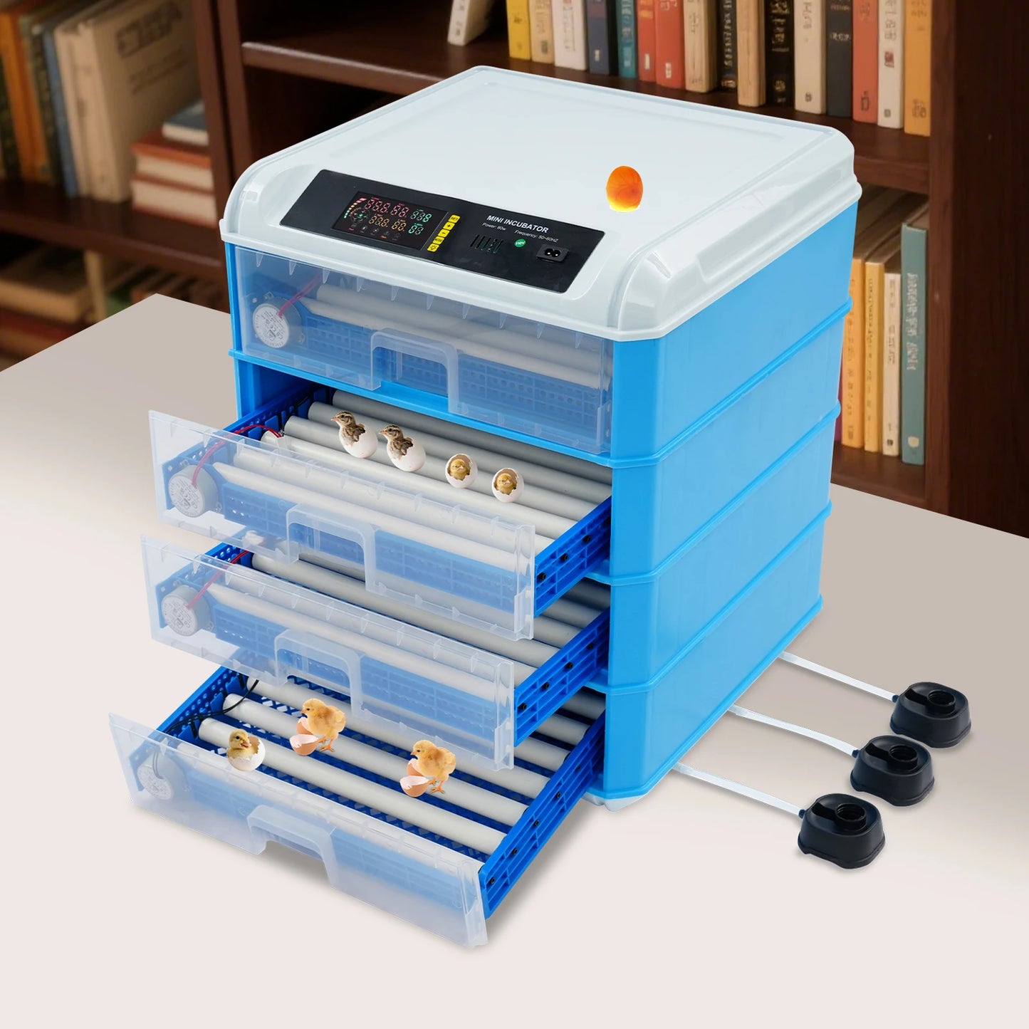 Bymaocar 200-240 Egg Incubator With Auto Turner And Humidity Control