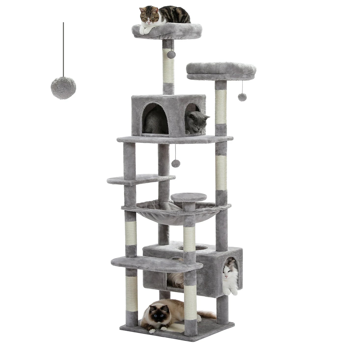 PAWZ Road Large Cat Tree Tower With Scratching Posts