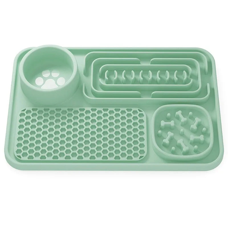 New Pet Dinner Plate Slow Food Pad Platter Extra-large Thickened Bite-resistant Wear-resistant Cat Pet Food utensils dog bowl pet bowl