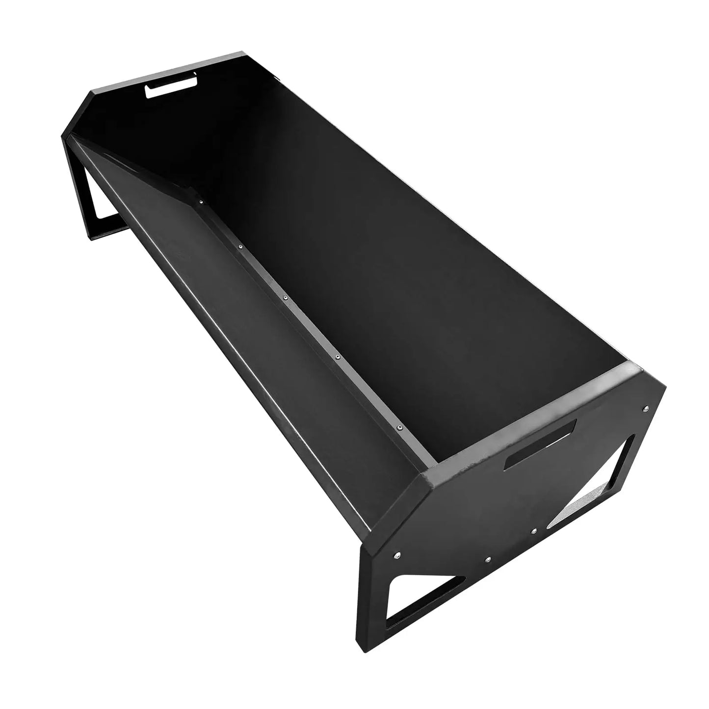 HiMISS Galvanized Steel Livestock Feeder With Rustproof V Shaped Bottom