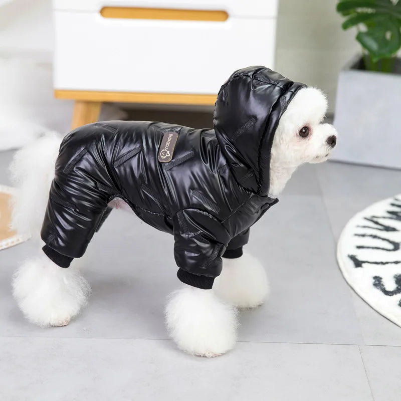 Winter Warm Dog Jumpsuit Waterproof Coat For Small Breeds Chihuahua Yorkie
