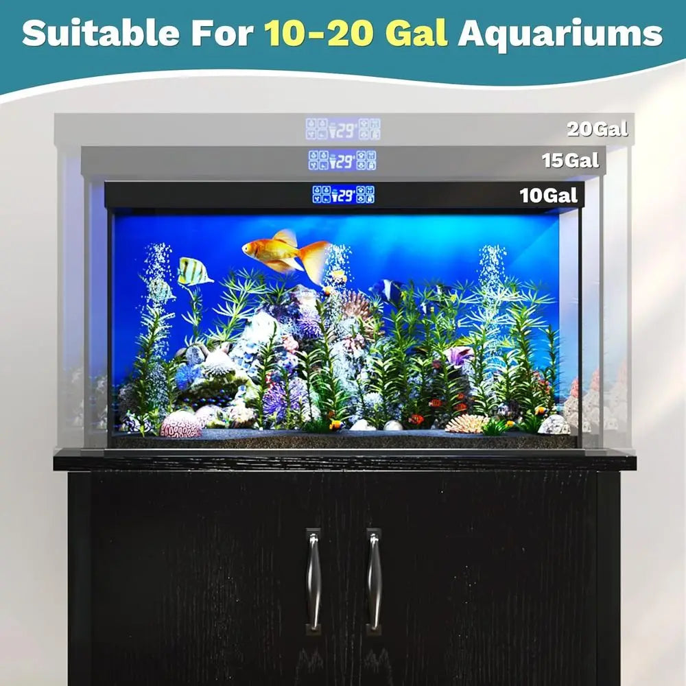 Aquarium Stand With Power Outlets, Storage Cabinet, 700 Lbs Capacity