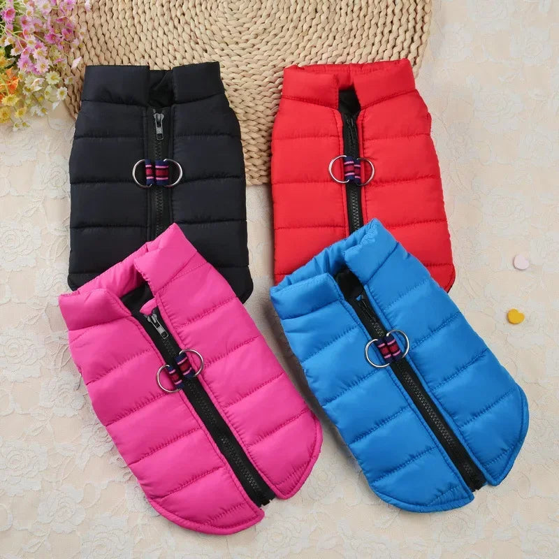 Winter Warm Dog Coat Jacket Padded Clothing For Pets