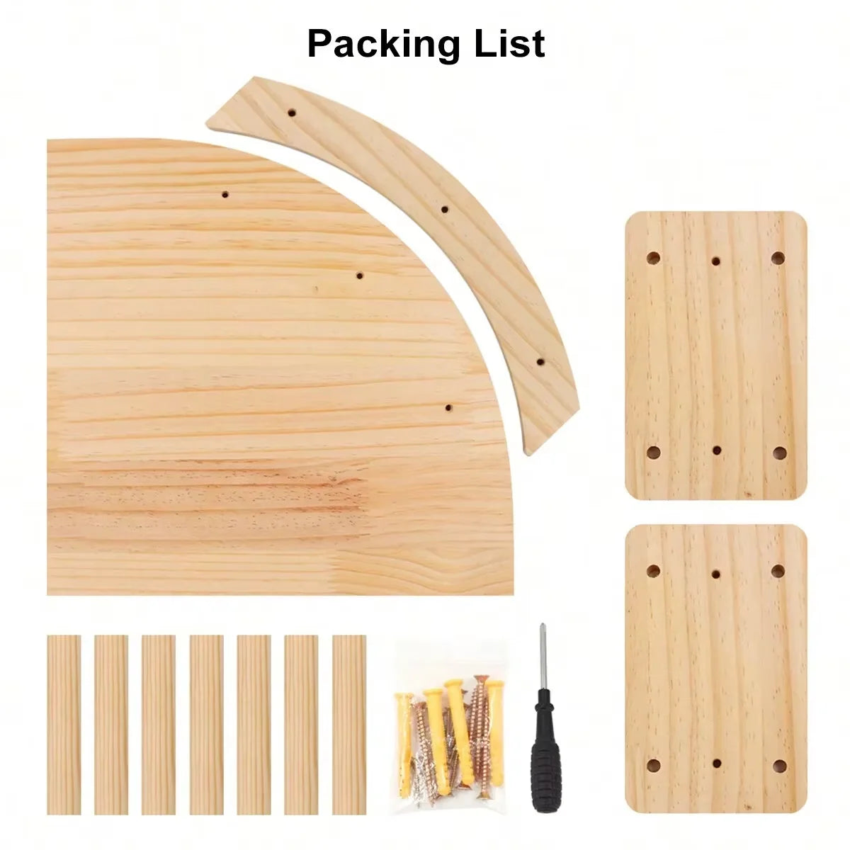CWV Wall Mounted Cat Hammock Tree With Steps And Shelf