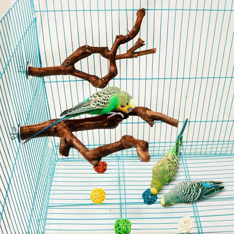 Grapewood Bird Perch For Parrots And Small Pets Chewing Toy