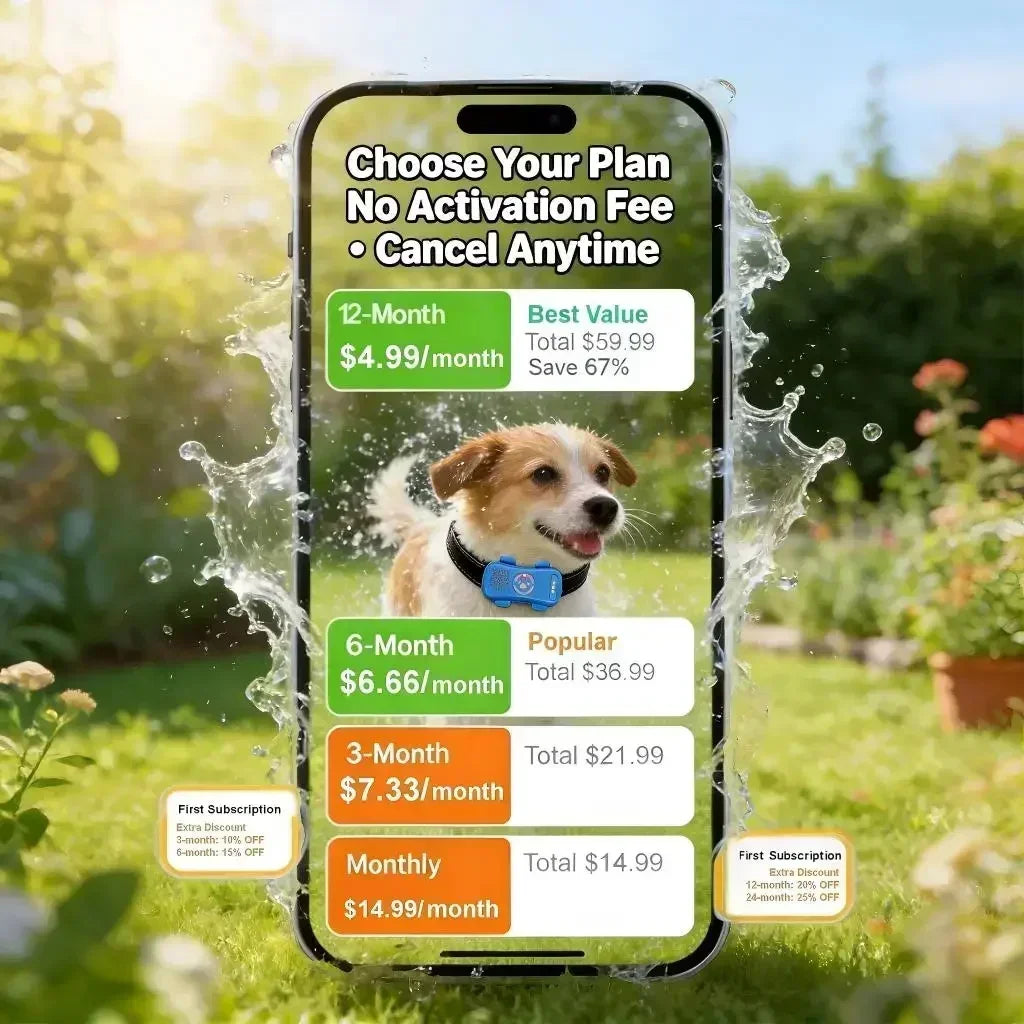 GPS Pet Tracker 4G for Dogs and Cats IP67 Waterproof