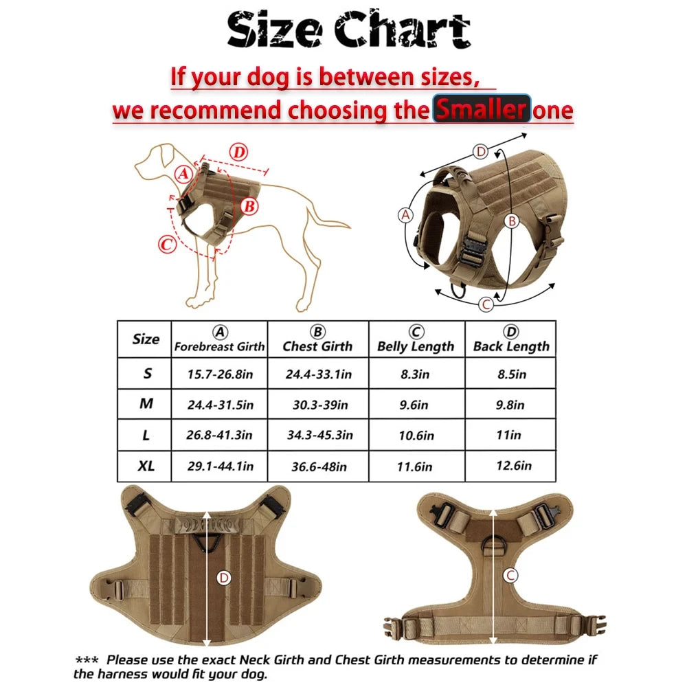 Padded Adjustable Nylon Dog Harness And Collar Combo