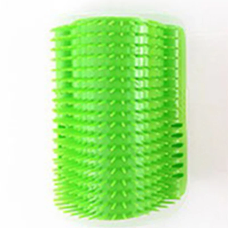 Cat Corner Scrubber Massager Scratcher Brush For Pet Grooming