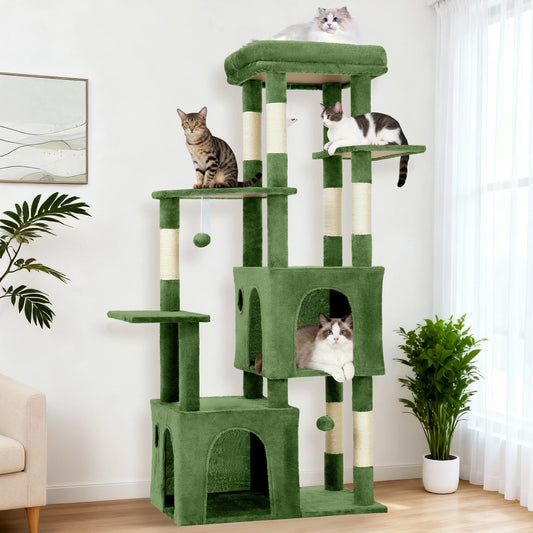 HiMISS Multi-Level Cat Tree For Large Cats Maine Coon
