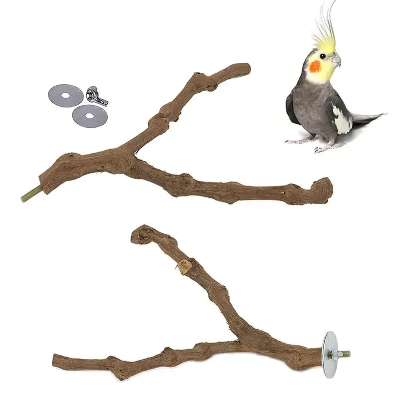 Grapewood Bird Perch For Parrots And Small Pets Chewing Toy