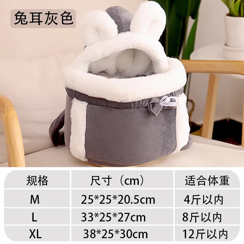 Cat Backpack Carrier With Bed and Bubble Window Airline Approved