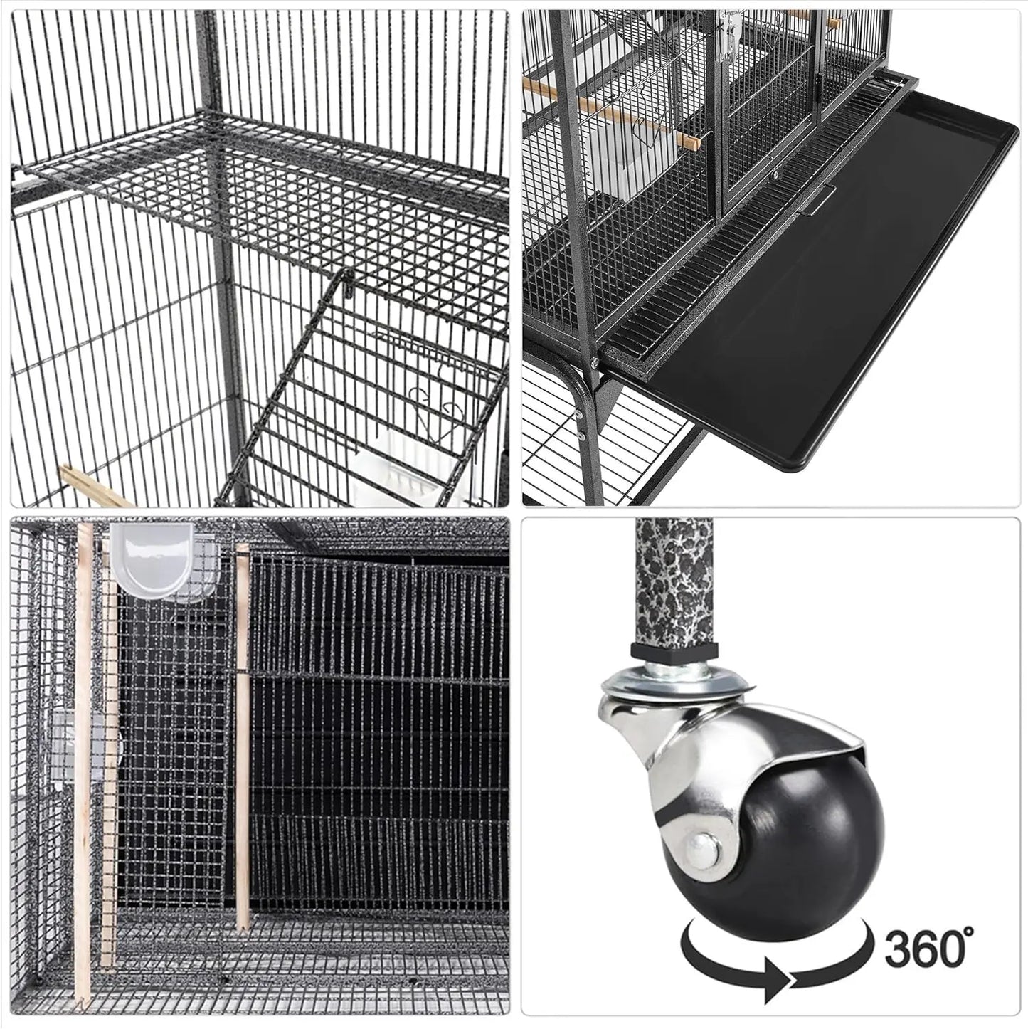 Iron Bird Cage For Parrots And Other Birds Indoor Use