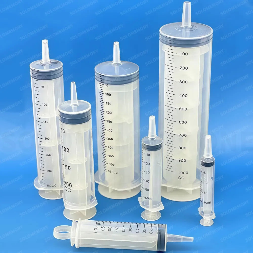 Plastic Syringes Set For Laboratory Dispensing Use