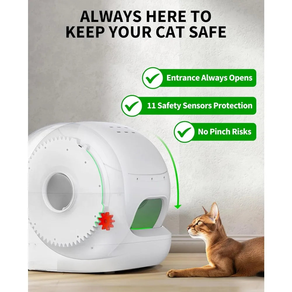 PuraMax 2 Automatic Self-Cleaning Cat Litter Box With App Control