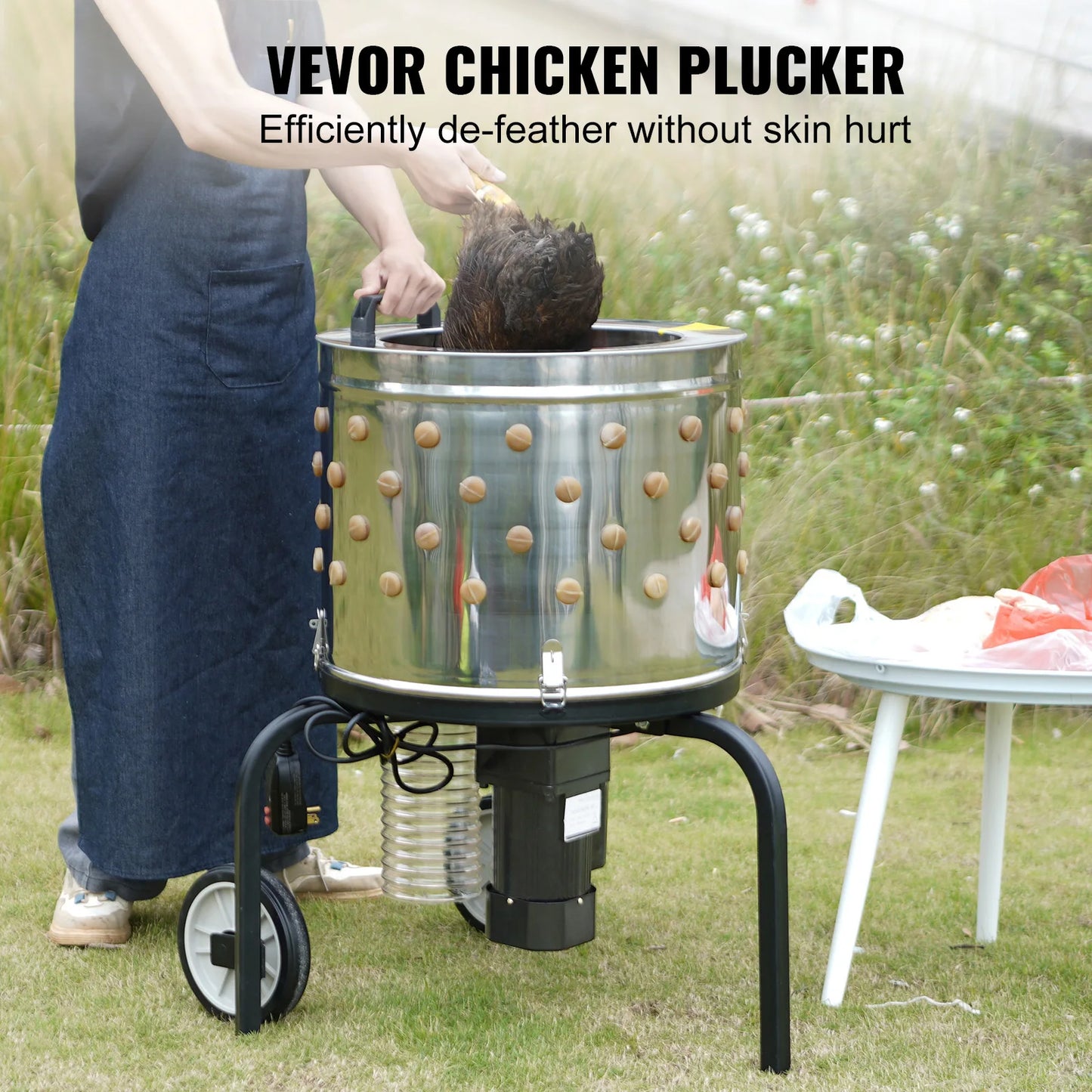 SucceBuy Chicken Plucker Machine For Poultry Plucking