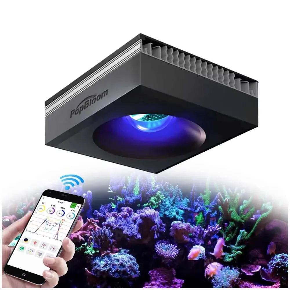 PopBloom RL90 RL180 WiFi Full Spectrum Aquarium Light