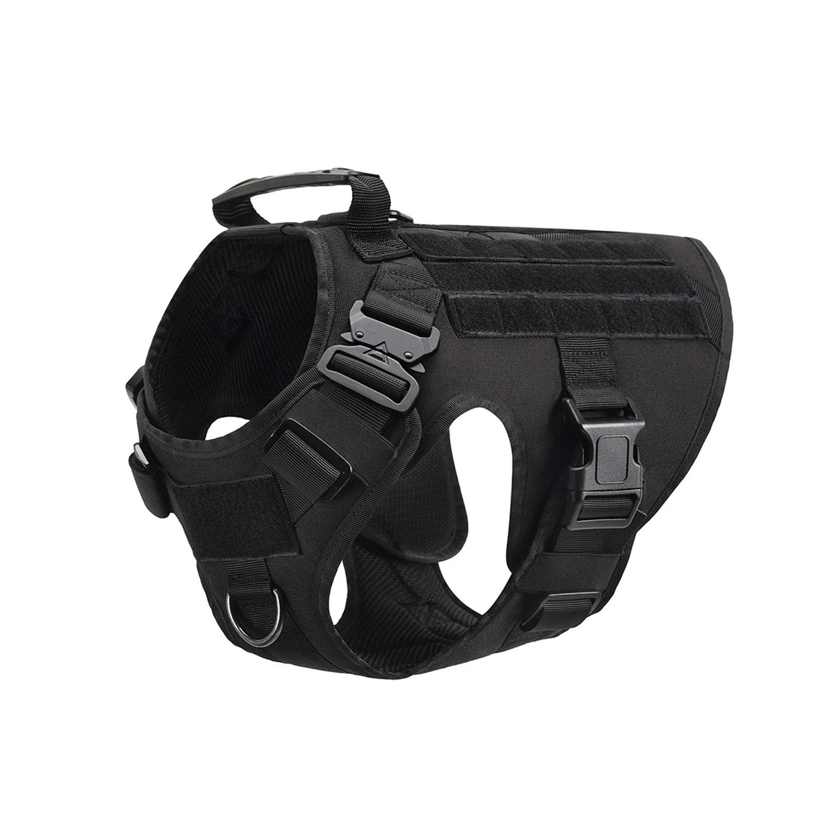 Tactical Nylon Dog Harness Padded Vest With Quick Release Buckle