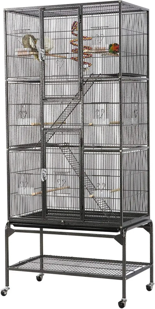 Iron Bird Cage For Parrots And Other Birds Indoor Use