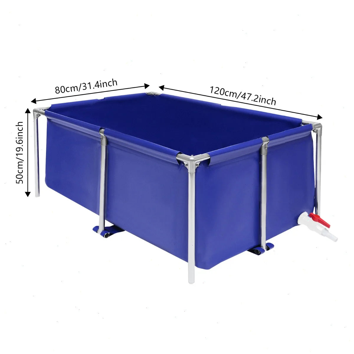 Leakproof Stainless Steel Frame Hydroponic Breeding Pond