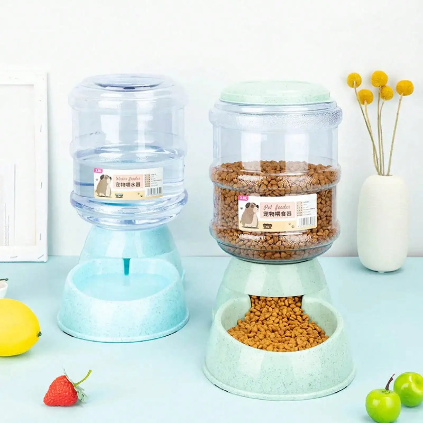 Pet Feeder Bowls Automatic Water Dispenser For Dogs And Cats