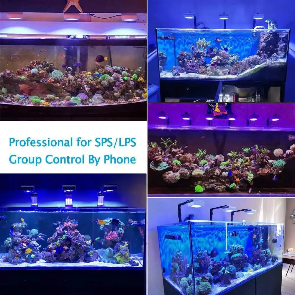 PopBloom RL90 WiFi Reef Aquarium LED Light Full Spectrum