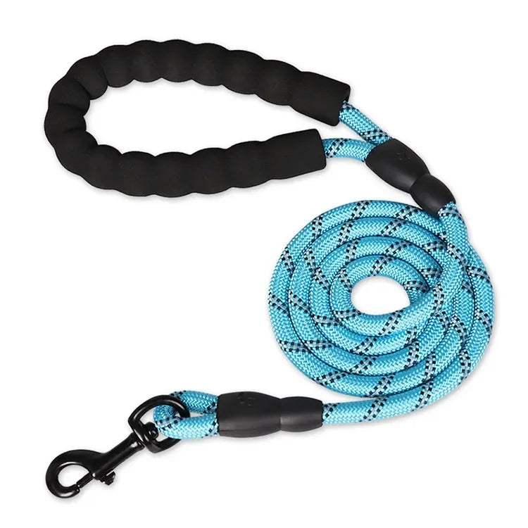 Pet Collar Leash Set Adjustable Long Reinforced Anti-pull Small Medium Large Dog Sturdy Safe Nylon Outdoor Walking Training Outfit