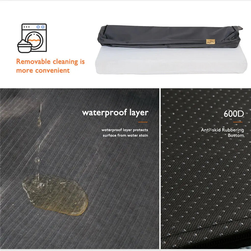 Pet Orthopedic Memory Foam Bed With Waterproof Cover