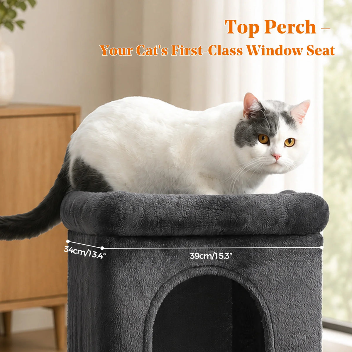 Pawz Road 30 Inch Cat Tree With Two Condos And Sisal