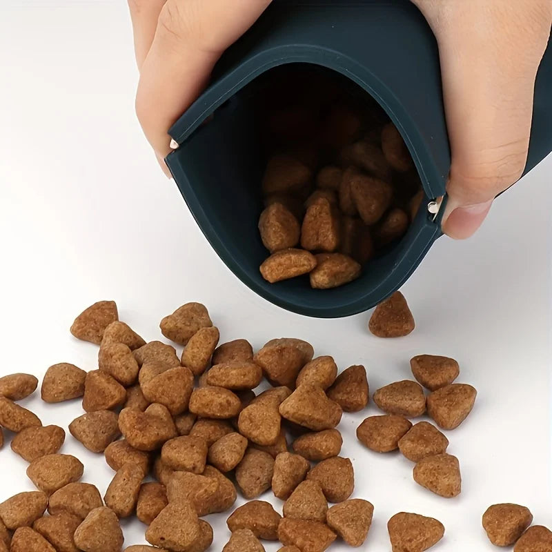 Portable Silicone Dog Treat Bag For Training And Walks