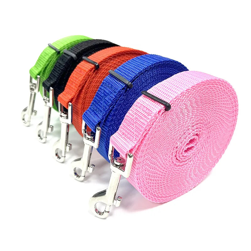Reflective Nylon Dog Leash for Training and Outdoor Walking