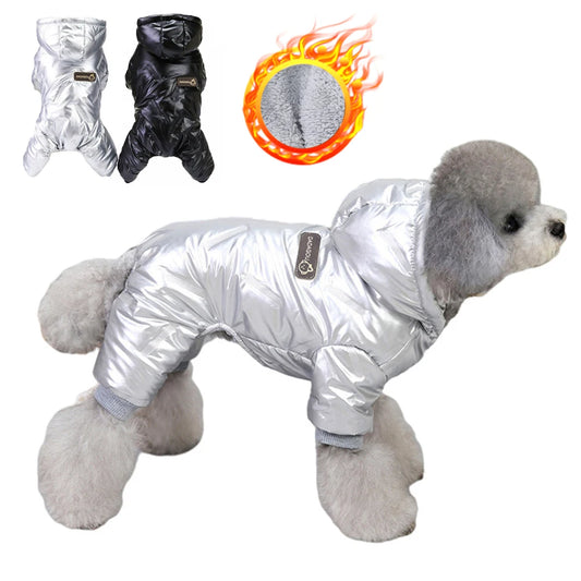 Winter Warm Dog Jumpsuit Waterproof Coat For Small Breeds Chihuahua Yorkie