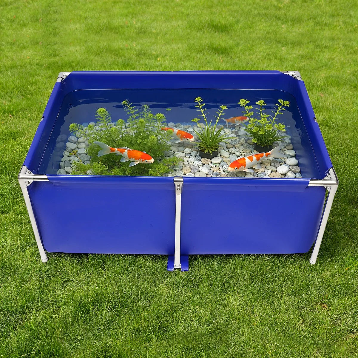 Leakproof Stainless Steel Frame Hydroponic Breeding Pond