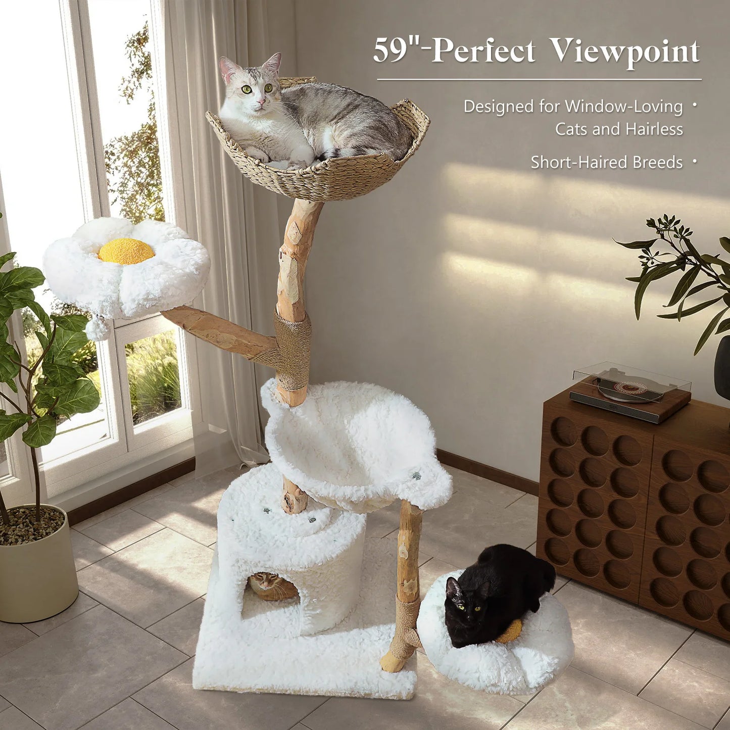PAWZ Road Cat Tree Tower Sisal Scratching Post